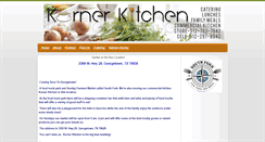 Desktop Screenshot of korner-kitchen.com