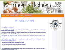 Tablet Screenshot of korner-kitchen.com